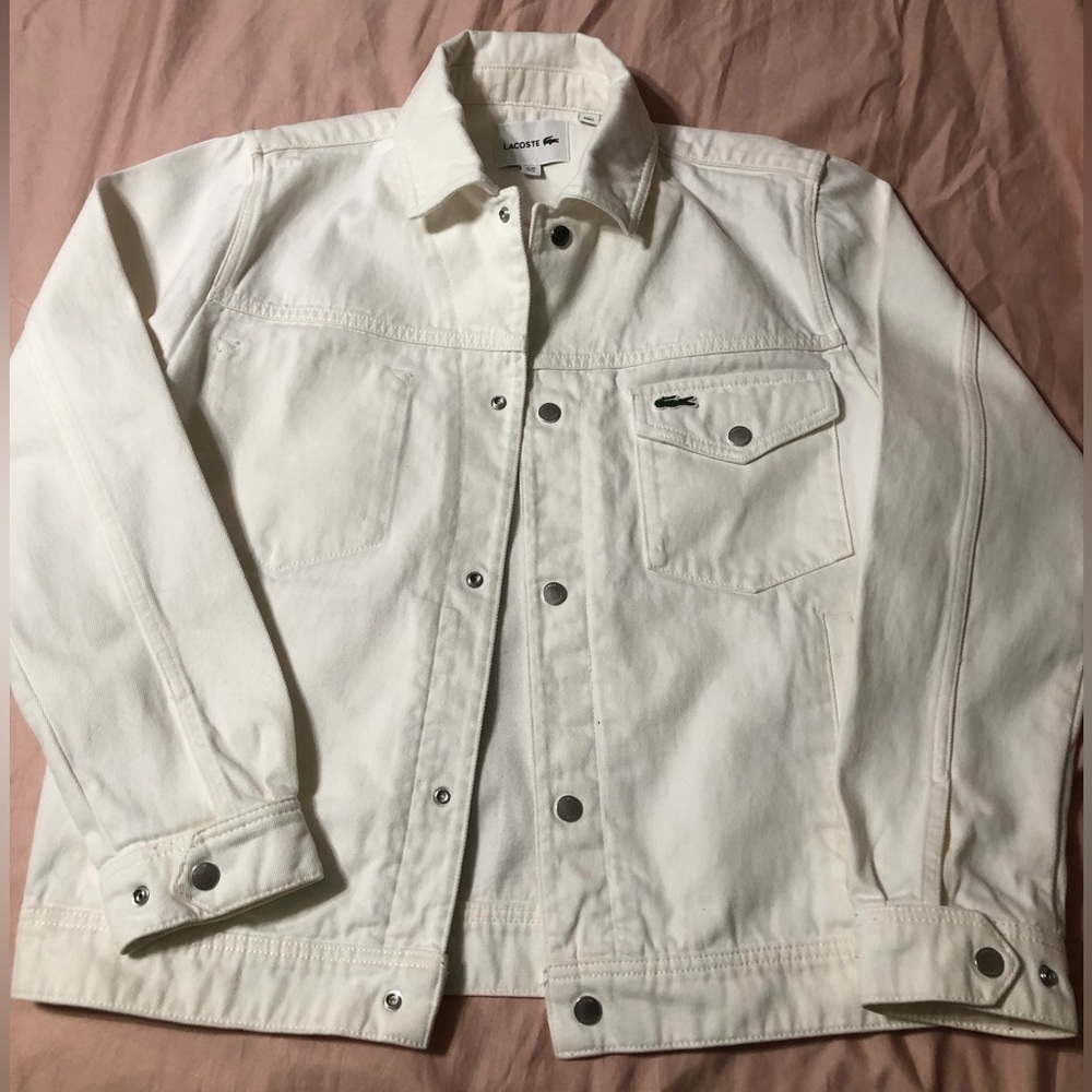 LACOSTE DENIM JACKET MEN